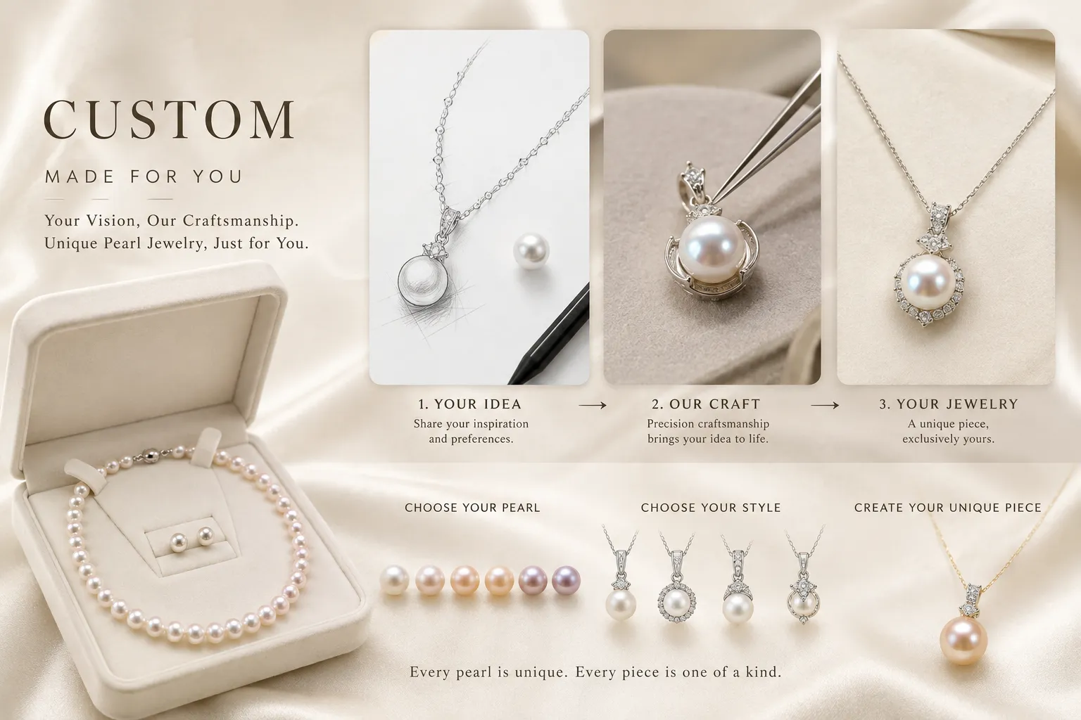 custom design pearls