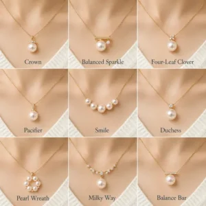 custom design various pearl pendants